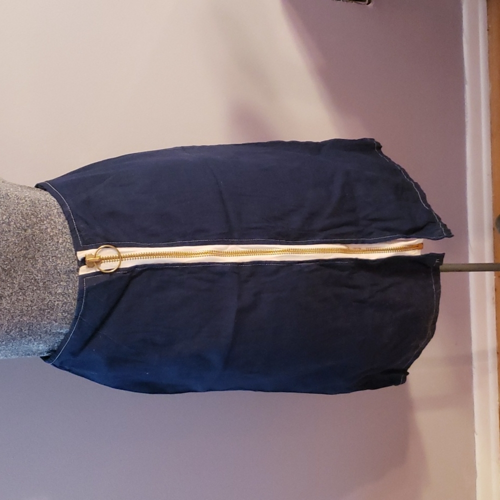 1970 jean skirt.